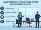 Rent a Meeting Room in Dubai for a Day